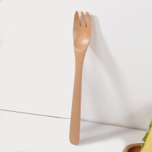 PRYESS Bamboo Kitchen Utensils – Wooden Spoon & Fork, Natural Eco-Friendly Tools for Soup/Tea, Durable Cooking Set