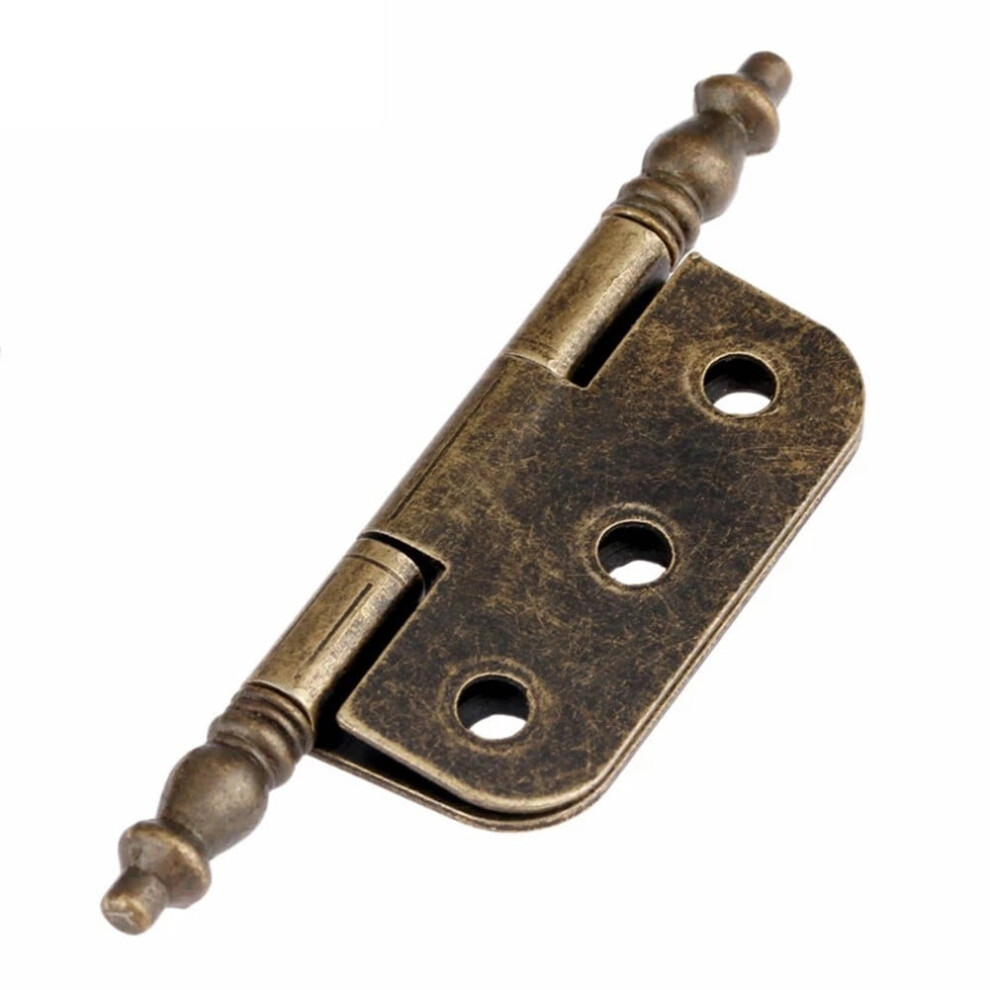 Antique Bronze Crown Hinges 6 Holes Jewelry Gift Box Decorative Cabinet Hinge 9362892463075