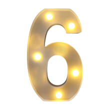 26 letras LED luminosas, alfabeto con pilas para fiestas, cumpleaños y decoración del hogar.