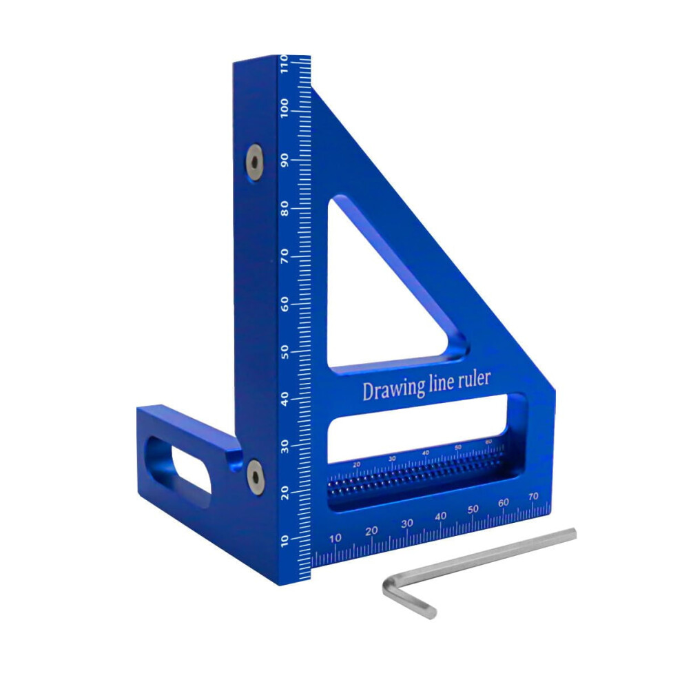 Aluminum Alloy Angle Ruler For Woodworking 45/90 9043876524271