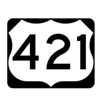 US Route 421 metal aluminium Sign Highway Sign Road Sign Size: 8 x 12 inch