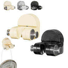 Drill-Free Suction Cup Shower Rack, Adjustable Handheld Holder, Non-Perforated Wall Storage for Bathrooms & Balconies