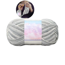 Multicolor Cotton Yarn for Knitting Crochet, Soft Durable Tie-Dye Effect Wool Yarn, Ideal for Blankets, Crafts, Clothing & Accessories