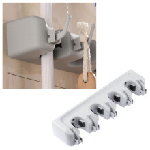 Organizer for Cleaning Supplies 1Pcs Grey Plastic 33x8x6cm