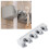 Organizer for Cleaning Supplies 1Pcs Grey Plastic 33x8x6cm 1