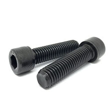 (25 Pieces) M10-1.25x30 Class 12.9 Alloy Socket Head Cap Bolts Screws UNF Fine Full Threads Black Oxide