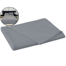 Flat Sheets - Twin, Full, Queen & King Sizes - High-Quality Bedding Essentials for a Comfortable Sleep(Gray)