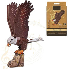 Bird 3D Puzzle Kit with Call Sound, Kraft Paper DIY Model Toy – Educational Assembly Craft Gift for Adults & Teens, Compatible with Bird Lovers
