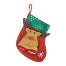 Julgodis Julpåse Strumpor Presentpåse Liten Dekoration Presentdekoration Hantverk