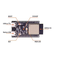 Voor ESP32-C6-N4 Ontwikkelbord ESP32-C6 Kernbord WiFi6 Zigbee Lassen