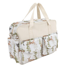 Multifunktionale Baby-Wickeltasche für Jungen & Mädchen mit vielen Taschen, 40x15x31cm