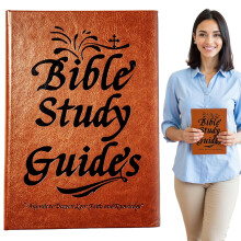 66-Page Bible Study Guide & Daily Devotional Journal with Scripture, Cross-References, Vocabulary & Reflection Prompts