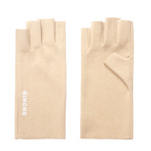 2026 New Arrival Gloves Disposable Large Women'S Gloves Thin German Velvet Heating Leak Finger Office Warm Student Half Finger Manicure Gloves