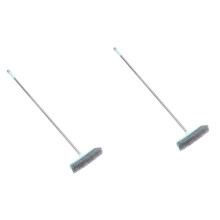 2 Pcs Small Carpet Cleaner Transparent Cleaning Floor Brush Tough