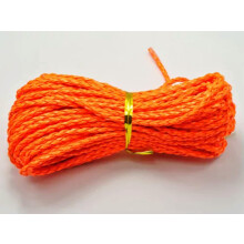 11 Yards BOLO Braided Faux Leather String Jewelry Making Cord Trimming 3mm-Neon Red-Orange