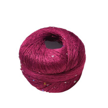 Sequin Yarn Soft Sparkle Yarn Thread Glittery Knitting Yarn for Crochet Clothes Sweater Hat Shiny Lace Knit Thread Accessories 100g/Roll Type 5
