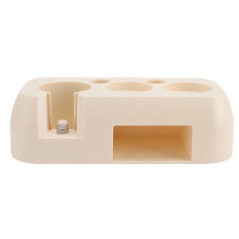 Support de tasseur et porte-filtre à café en ABS de qualité supérieure – Station de rangement ergonomique et sécurisée pour une utilisation