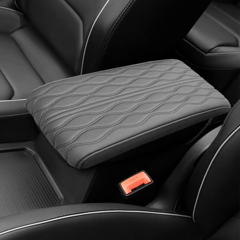 Upgraded Memory Foam Car Armrest Box Pad, Leather Console Cover Compatible With Suv/Truck 9097180865469