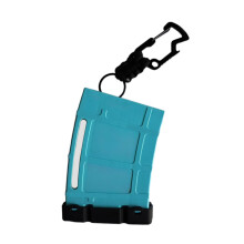 Golf Tee Holder Carrier Holds 18 Tees Compact with Clip for Bag Belt Golfing Blue