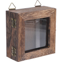 NICEXMAS Dried Flower Storage Box Wood Display for Adults Residential Use 1Pcs