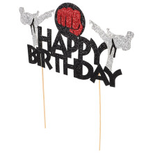 Karate Birthday Cake Topper for Boys and Girls