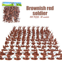 CanGong 100 Pcs Toy Soldiers Figures – Green Army Men Action Figures for Kids Ages 2-4, Compatible with Standard Playsets