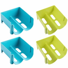 Organizador de Latas Empilhável para Geladeira, Cores Sortidas, Material PP
