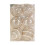 2.76" Beige Shatterproof Glitter Ornaments, 12 Pack 1