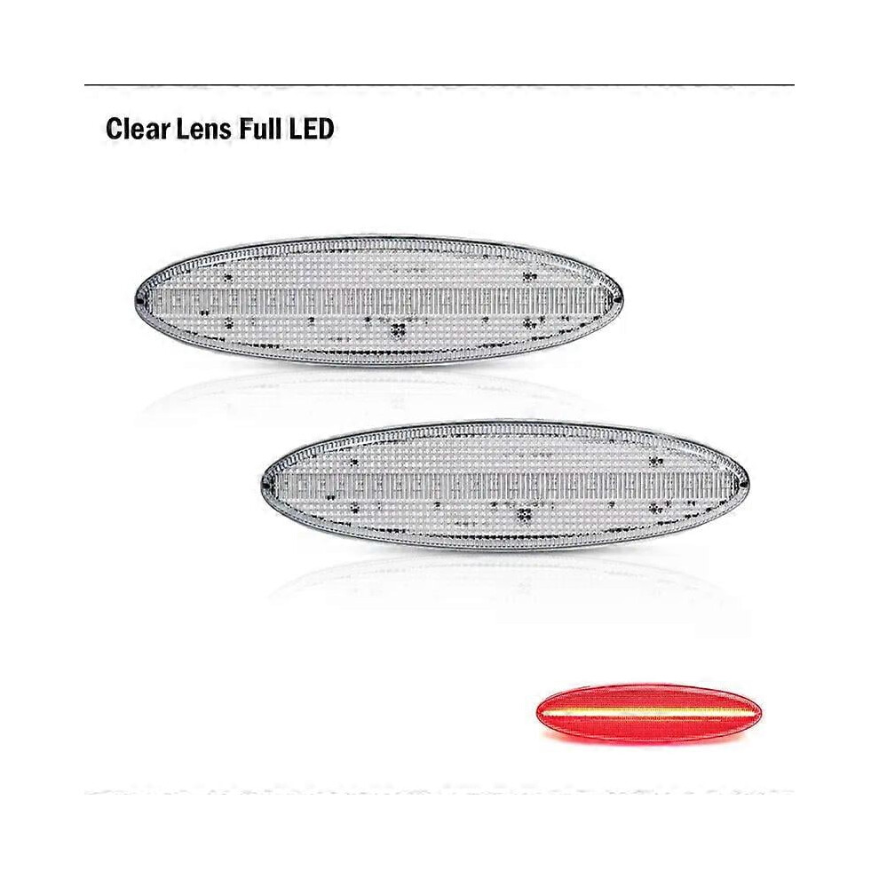 Applies To2pcs Led Side Marker Rear Fender S Signal Lamps Convertible 12V Light/Red 9180333271801