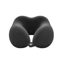 Memory Foam Neck Pillow for Travel & Ergonomic Support – Compatible with Airplane, Train, Car, Home; Includes Copper Oxide & Satin Pillowcase
