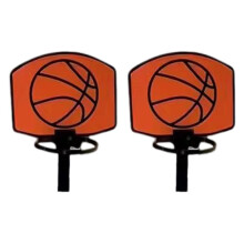 Basketball Shooting Frame Creative 3D Toy Fun Waste Paper Basket Trash Can