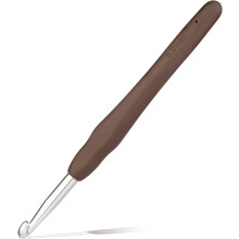 Crochet Hook, Ergonomic Handle for Arthritic Hands, Extra Long Knitting Needles for Beginners and Crocheting Yarn