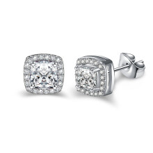 20G Zirkonia-Ohrstecker (quadratisch) für Helix- und Conch-Piercings