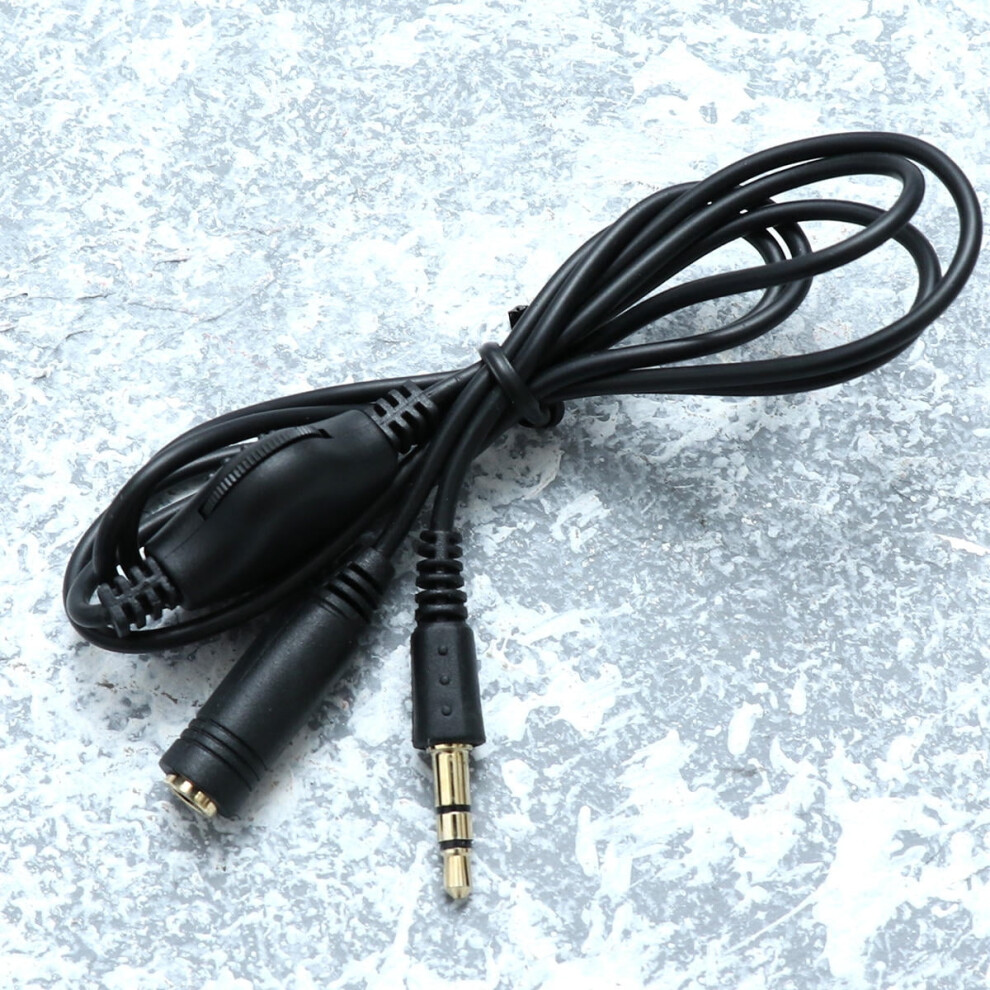 Ounona Inline Volume Control For Headphones Audio Extension Cable Cord With Devices 9180333267491