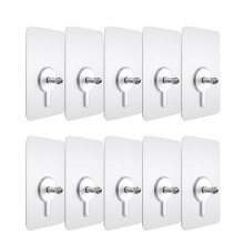 10 Pcs Wall Picture Hooks Picture Frame Hanger Hook Cement Wall Hanger Office