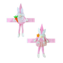 Cute Rabbit Curtain Tiebacks – Hand-Knitted Easter & Spring Decor for Bedroom, Dining Room – 2PCS, Compatible with Standard Curtains