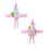 Rabbit Curtain Tiebacks Hand-Knitted Spring Decor 2PCS 1