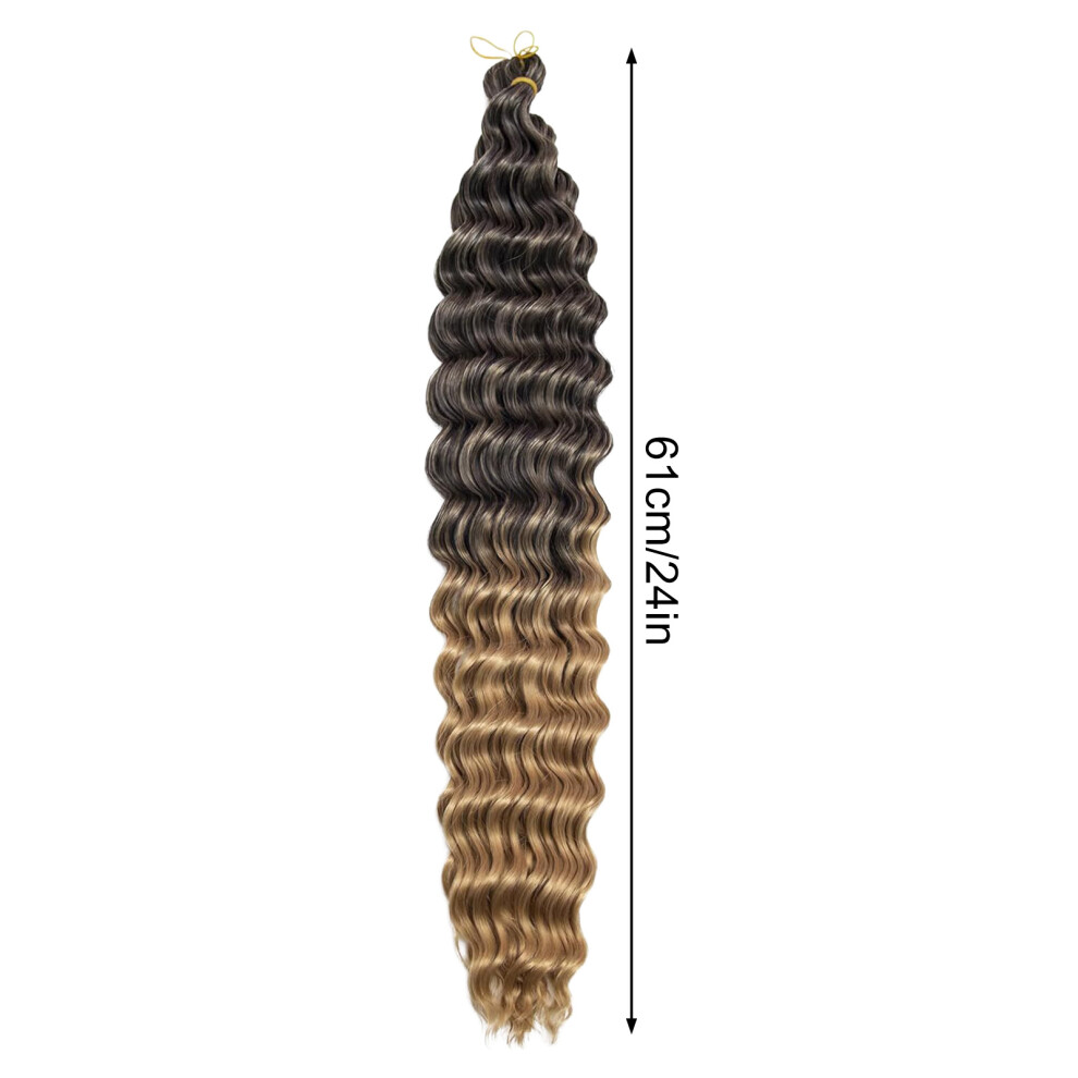 Dachuang Beauty Unisex (1B/27, 24Inch) 24\" Heat Resistant Kinky Curl Synthetic Wig For Party