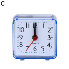 1x Modern Mini Quartz Clocks Travel Alarm Clock Bedroom Home Table Clock K9S1