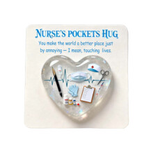 Pocket Hug Memorial Gift with Acrylic Figurine & Cards – for Memorial, Birthday, Thanksgiving, Friendship (Compatible with All Occasions)