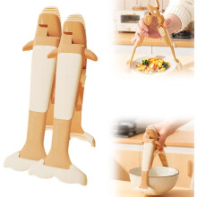 Upgraded 2-in-1 Heatproof Dish Grippers – Non-slip, Anti-scalding Bowl & Plate Clamps, compatible with standard kitchenware