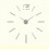 1 Set Wall Clock For Living Room Decor Silver Color With Diy Feature 1