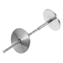 Stainless Steel Door Lock Plate in Silver for Secure and Seamless Look