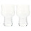 Beer Glasses Transparent Graceful Outline 2 Pcs 1