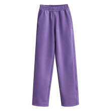 Winter Warm Thickened Straight Leg Pants for Little Ones - Casual Trousers with Elastic Waistband and Ankle Bottoms