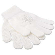 1 Pair Skating Gloves Figure Skating Gloves Cotton Non-Slip Winter Warm Stretch Glove Children Kids Accessories For Ice Sports