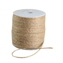 109yds/Roll Colored Hemp Cords Jute Twine String Rope Threads Spool Wrapping 2mm-Tan