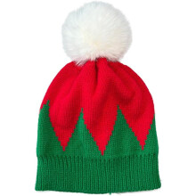 Unisex Winter Beanie Hat Red Christmas Knitted Santa Hat Xmas Santa Claus Cap for Adults