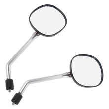 1 Pair of Rear View Mirrors for Adult Bikes and Scooters with Handlebar Mount Replacement for Bike and Scooter Side Mirrors