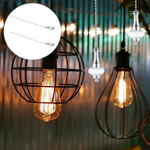 Hemoton pendant ceiling fan light 2 pcs